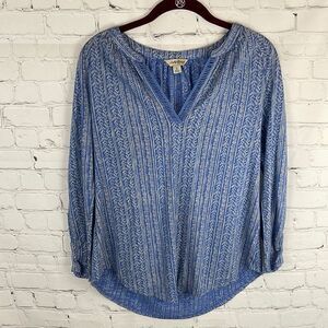 Lucky Brand Blue Blouse
